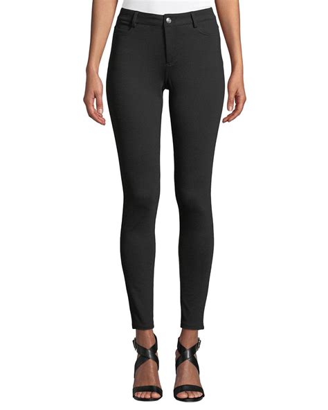 michael kors black work leggings pants|michael kors denim leggings.